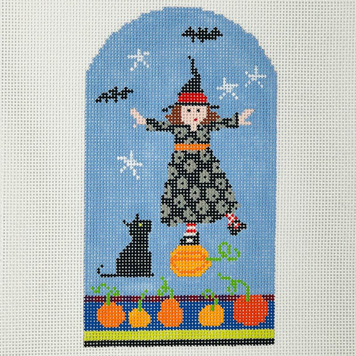 Witch on Pumpkin