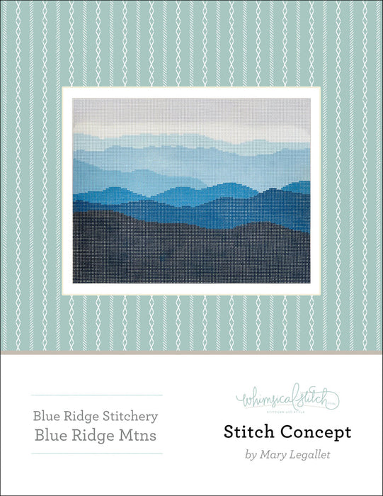 Stitch Guide for Blue Ridge Mountains BRS-P1A by Mary Legallet