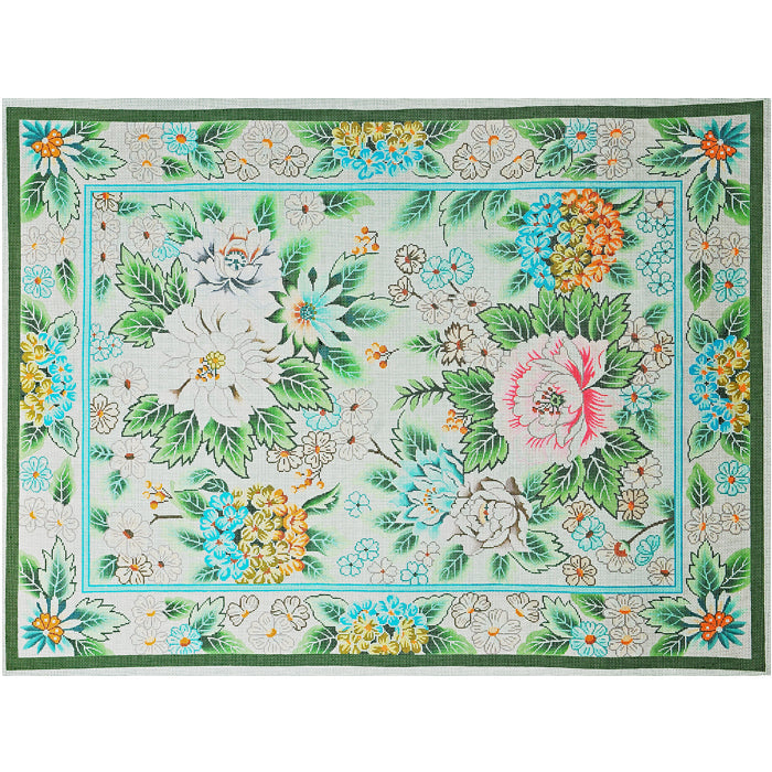 Green Garden Rug