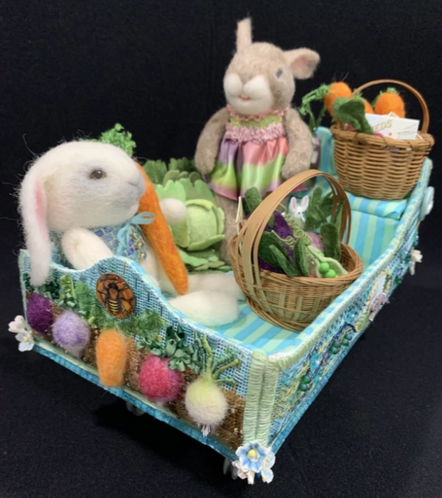 Baby Bunnies & Cart · A Felting Retreat with Brenda Stofft · June 6-9, 2025