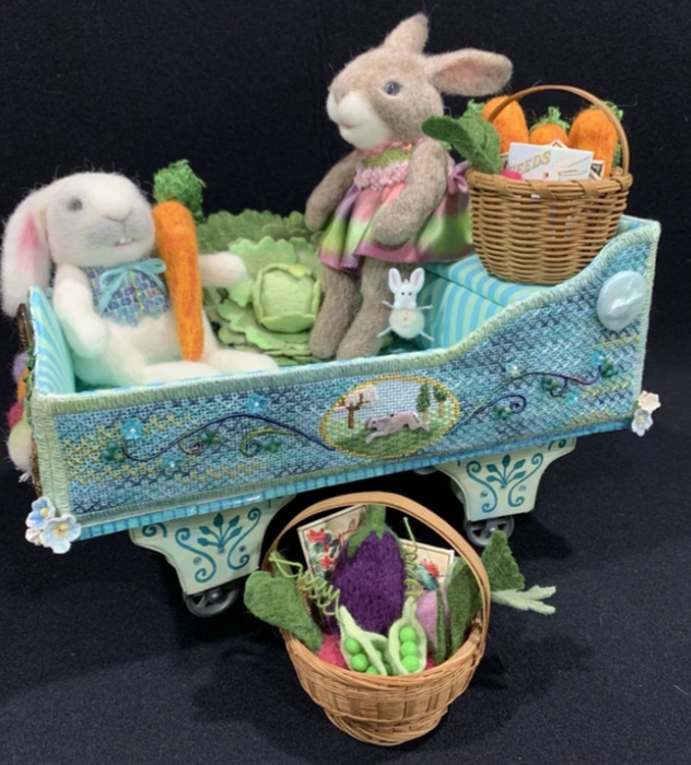 Baby Bunnies & Cart · A Felting Retreat with Brenda Stofft · June 6-9, 2025