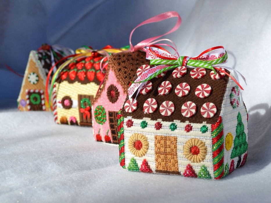 Tootsie Roll Log Cabin - 3D Gingerbread House