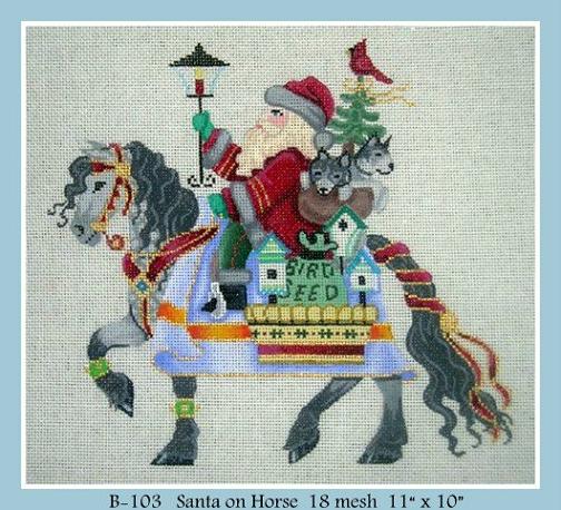 Santa On Horse