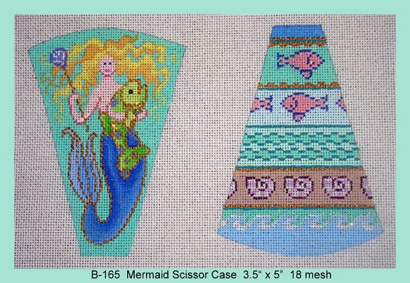 Mermaid Scissor Case and Fob