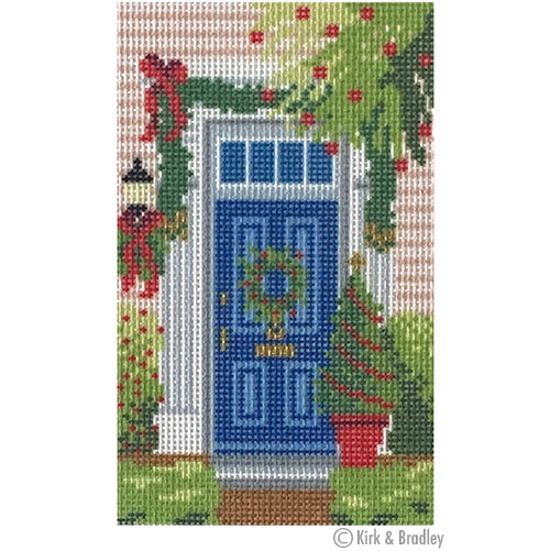 Historic Holiday Blue Door