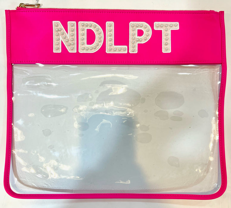 NDLPT Clear Zip Pouch