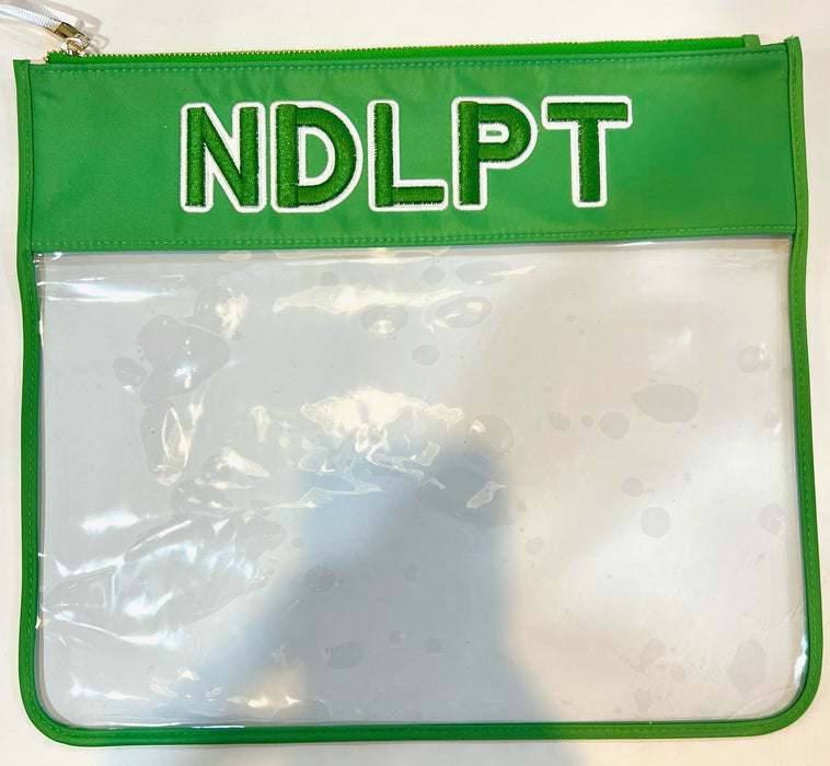 NDLPT Clear Zip Pouch