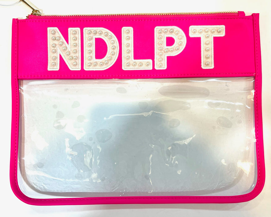 NDLPT Clear Zip Pouch