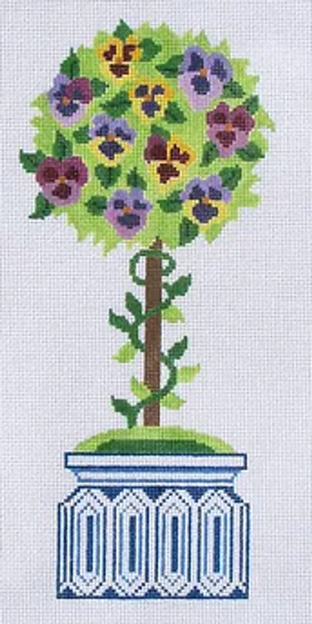 Small Pansy Topiary