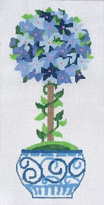 Small Blue Hydrangea Topiary