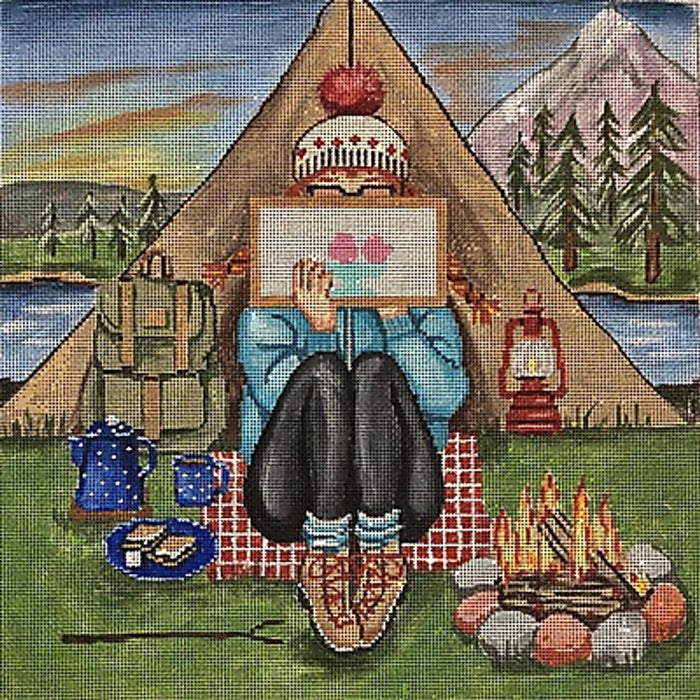 Stitching Girl - Camping