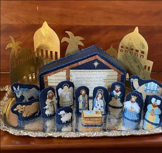 Stitch Guide - King/Wise Man 3 · Nativity Set by Susan Roberts