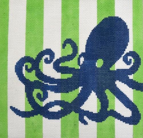 Octopus Stencil/Lime