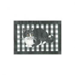 Gingham Square 21/21 - Black