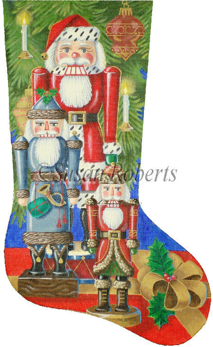 Santa Nutcrackers - Stocking (13m)