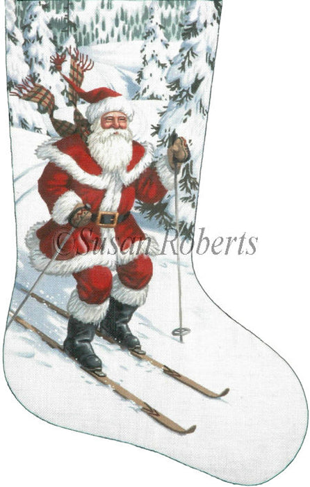 Santa Skier, Stocking - Stocking (13m)