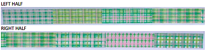 Belt – Madras Patchwork – pinks & greens