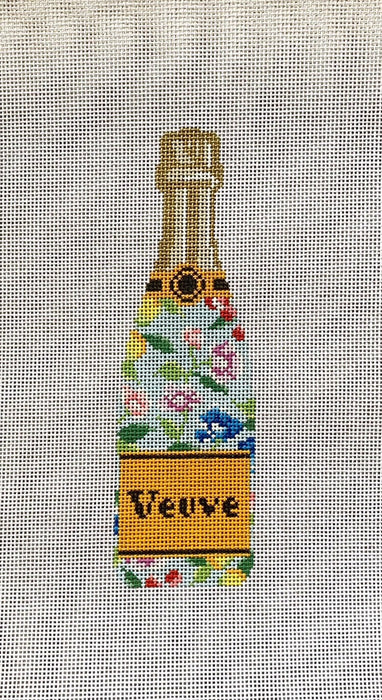 Veuve Bottle  - Blue Floral