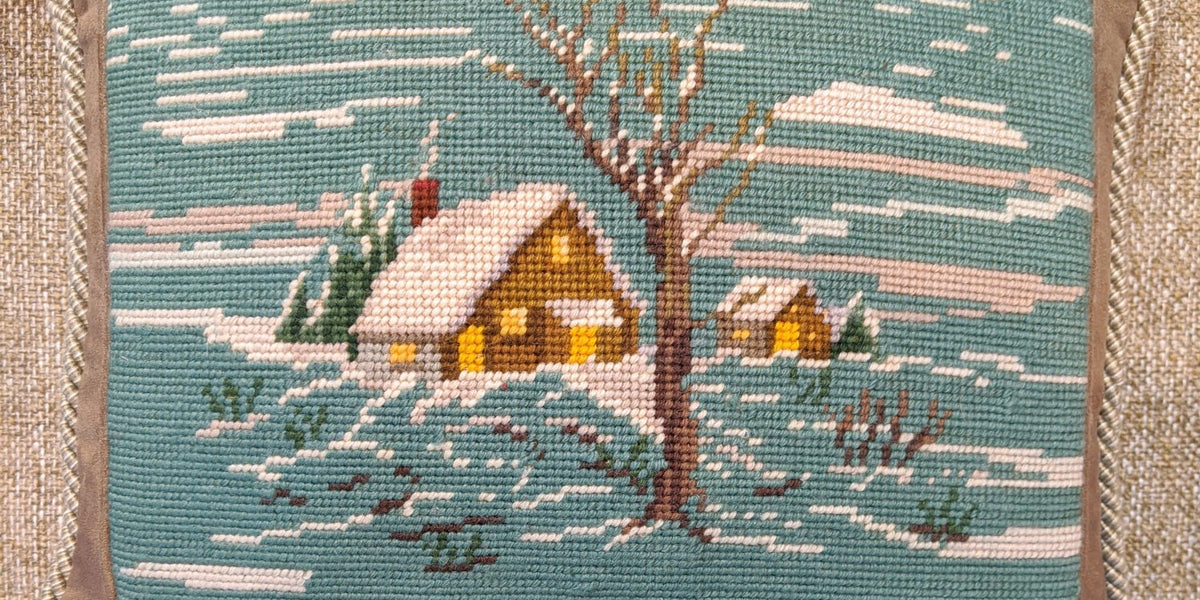 Stitching Fox Needlepoint on Instagram: Let it SNOW (by Caron)! ❄️ These  sparkly threads have us dreaming of a winter wonderland and cozy evenings  stitching indoors! This synthetic, single ply metallic thread