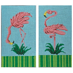 Pink Flamingo Glasses Case - Embroidery Designs