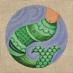 Patti Mann ornament Mermaid tail Canvas