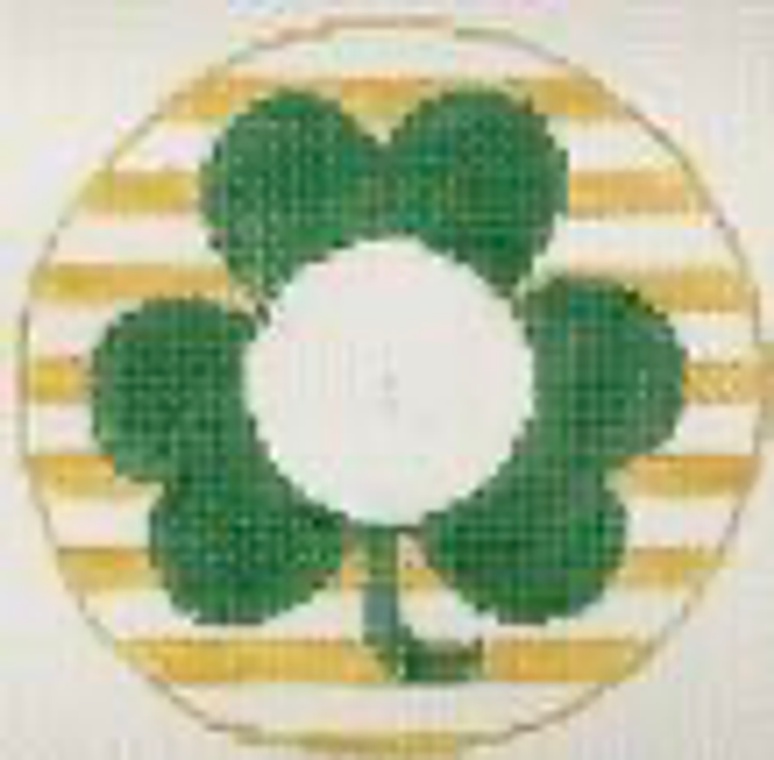 Shamrock Monogram Round