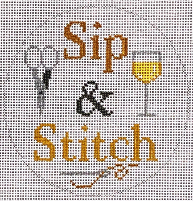 White Sip & Stitch